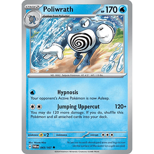 Poliwrath - 043/167 - Uncommon