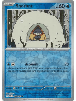 Snorunt - 051/167 - Common