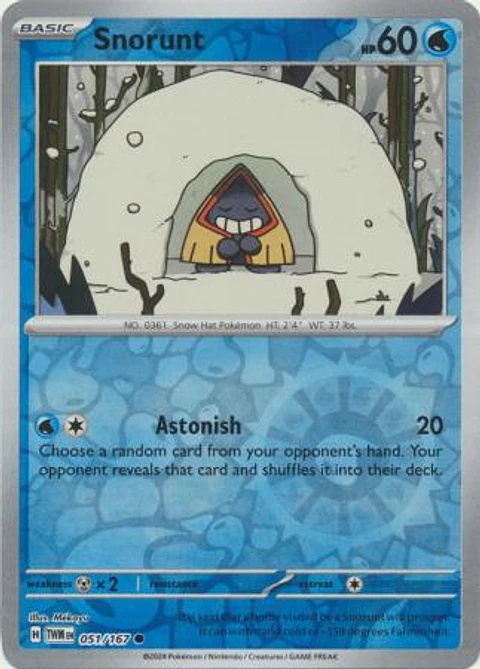 Snorunt - 051/167 - Common - TWM
