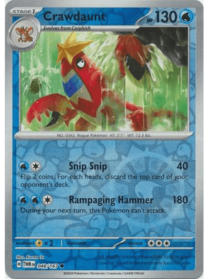 Crawdaunt - 048/167 - Common