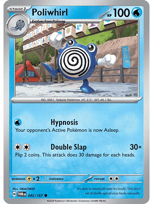 Poliwhirl - 042/167 - Common