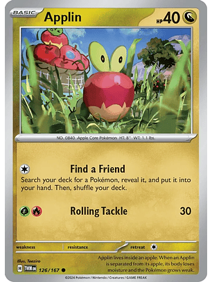 Applin - 126/167 - Common - TWM 