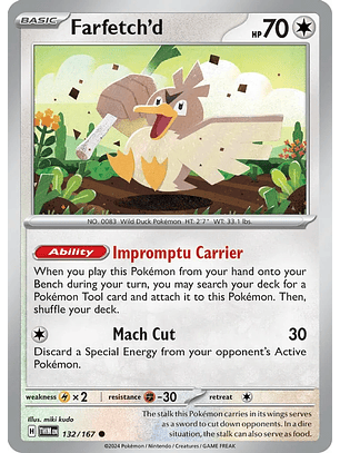 Farfetch'd - 132/167 - Common