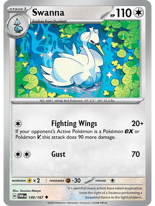 Swanna - 140/167 - Uncommon