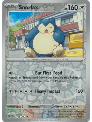 Snorlax - 136/167 - Uncommon - TWM 