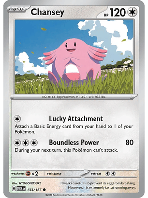Chansey - 133/167 - Common - TWM 