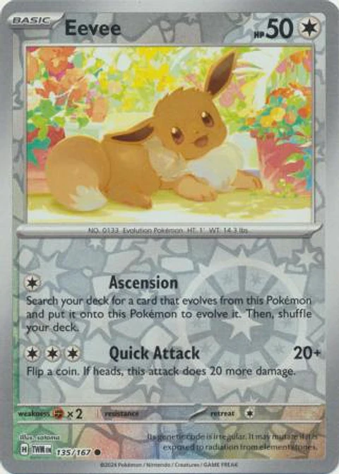 Eevee - 135/167 - Common - TWM