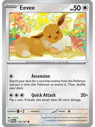 Eevee - 135/167 - Common - TWM