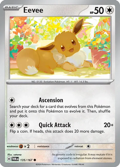 Eevee - 135/167 - Common - TWM