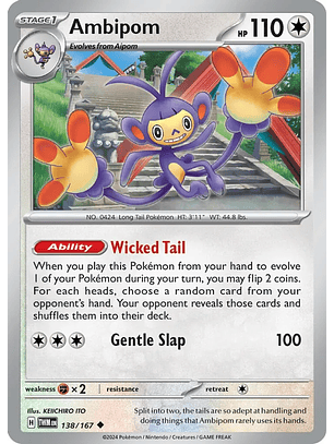 Ambipom - 138/167 - Uncommon