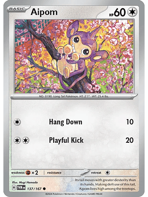 Aipom - 137/167 - Common