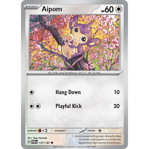 Aipom - 137/167 - Common