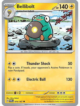 Bellibolt - 074/167 - Uncommon