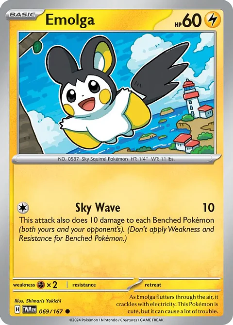 Emolga - 069/167 - Common - TWM
