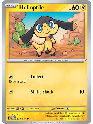 Helioptile - 070/167 - Common