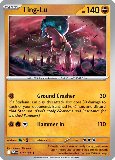 Ting-Lu - 110/167 - Holo Rare - TWM