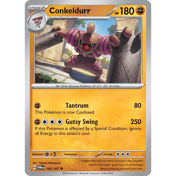 Conkeldurr - 105/167 - Uncommon