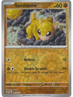 Sandshrew - 097/167 - Common -TWM