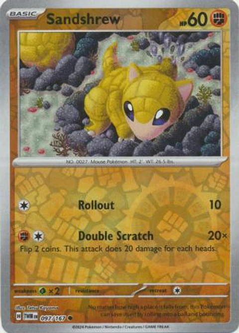 Sandshrew - 097/167 - Common -TWM