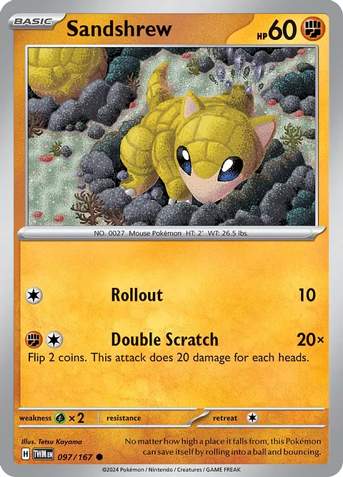 Sandshrew - 097/167 - Common -TWM