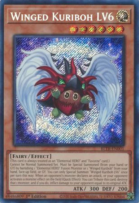 Winged Kuriboh LV6 - BLTR-EN001 - Secret Rare