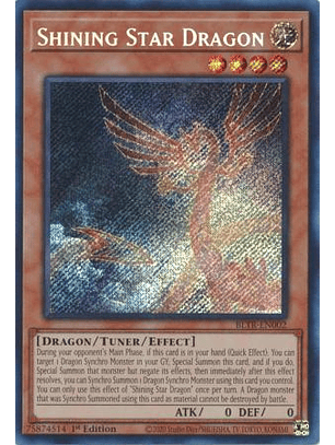 Shining Star Dragon - BLTR-EN002 - Secret Rare