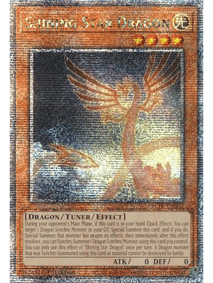 Shining Star Dragon - BLTR-EN002 - Quarter Century Secret Rare