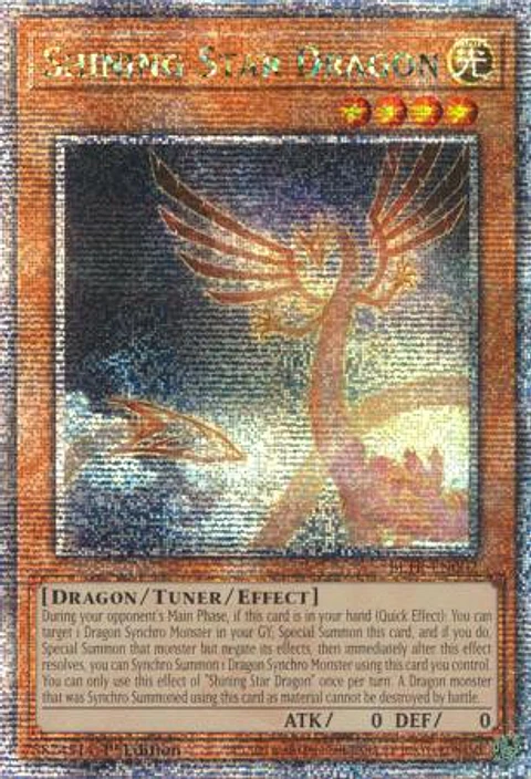 Shining Star Dragon - BLTR-EN002 - Quarter Century Secret Rare