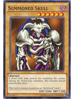Summoned Skull - DEM2-EN002 - Common 