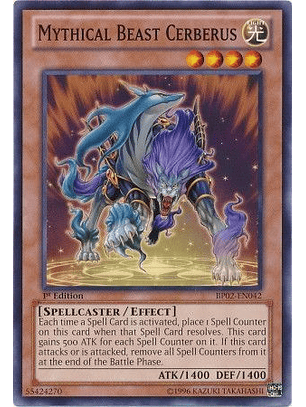 Mythical Beast Cerberus - BP02-EN042 - Common