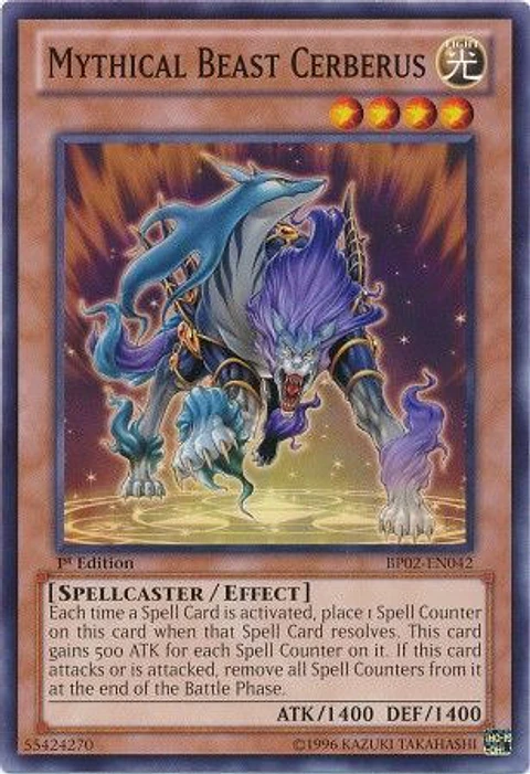 Mythical Beast Cerberus - BP02-EN042 - Common