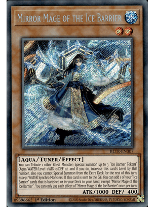 Mirror Mage of the Ice Barrier - BLTR-EN007 - Secret Rare 