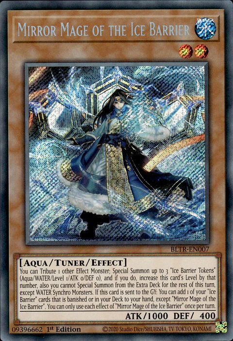Mirror Mage of the Ice Barrier - BLTR-EN007 - Secret Rare 