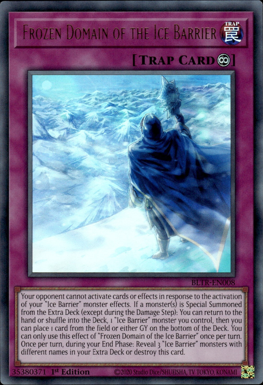 Frozen Domain of the Ice Barrier - BLTR-EN008 - Ultra Rare 1