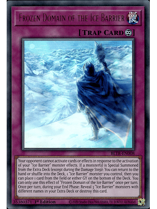 Frozen Domain of the Ice Barrier - BLTR-EN008 - Ultra Rare