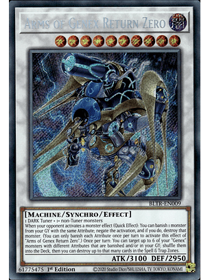 Arms of Genex Return Zero - BLTR-EN009 - Secret Rare