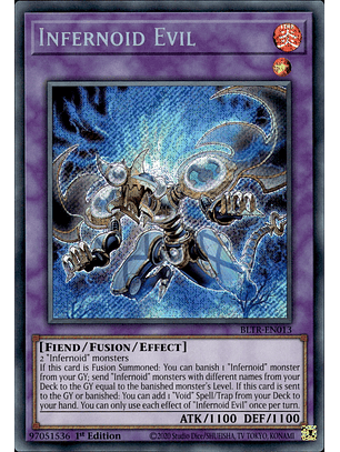Infernoid Evil - BLTR-EN013 - Secret Rare