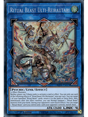 Ritual Beast Ulti-Reirautari - BLTR-EN019 - Secret Rare