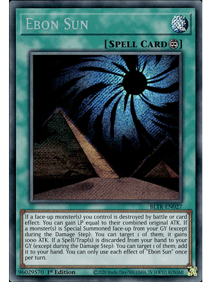 Ebon Sun - BLTR-EN027 - Secret Rare