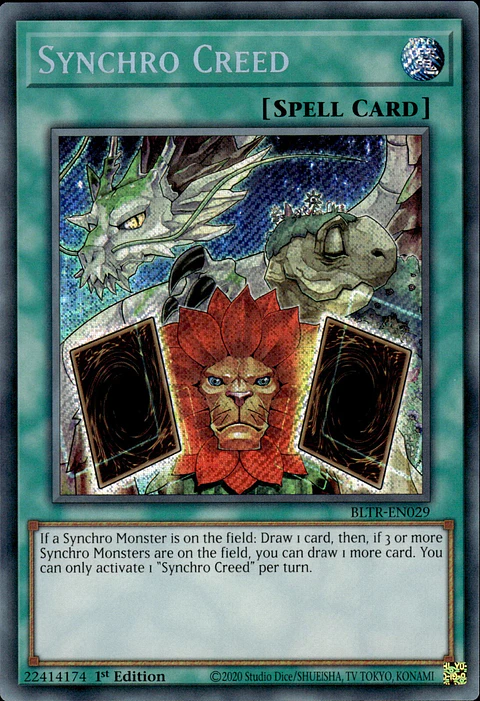 Synchro Creed - BLTR-EN029 - Secret Rare
