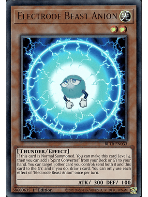 Electrode Beast Anion - BLTR-EN033 - Ultra Rare
