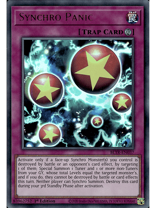 Synchro Panic - BLTR-EN037 - Ultra Rare