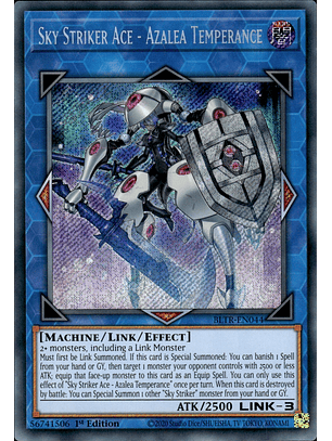Sky Striker Ace - Azalea Temperance - BLTR-EN044 - Secret Rare