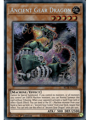 Ancient Gear Dragon - BLTR-EN048 - Secret Rare 