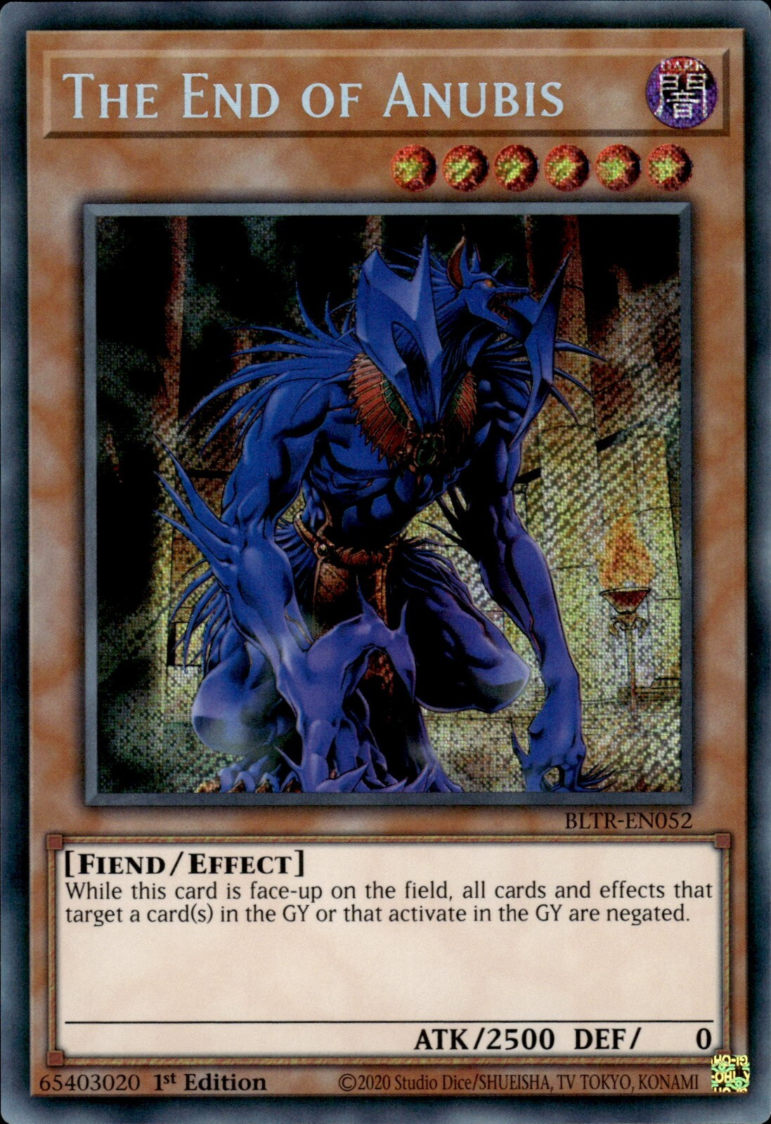 The End of Anubis - BLTR-EN052 - Secret Rare 1