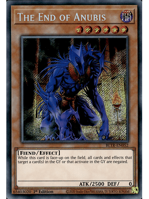 The End of Anubis - BLTR-EN052 - Secret Rare