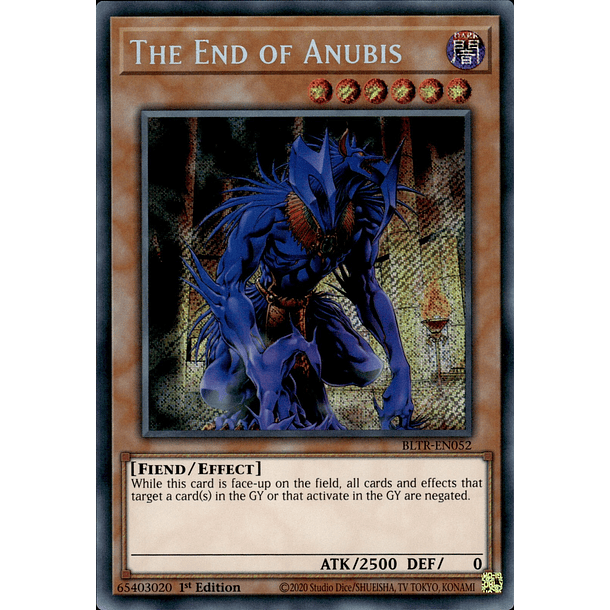 The End of Anubis - BLTR-EN052 - Secret Rare