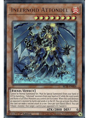 Infernoid Attondel - BLTR-EN064 - Ultra Rare 