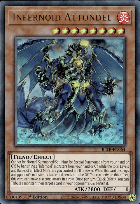 Infernoid Attondel - BLTR-EN064 - Ultra Rare 
