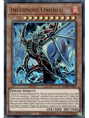 Infernoid Onuncu - BLTR-EN065 - Ultra Rare